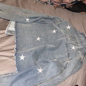 Extra large jacket denim